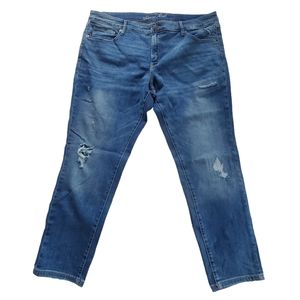 Universal Thread Distressed Denim Blue Jeans Pants Plus Size 20W